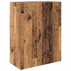 vidaXL Highboard with Drawer 2 pcs Old Wood Engineered Wood