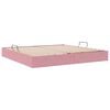 vidaXL Storage Bed with Mattress with Storage Pink 200 x 200 cm Velvet