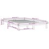 vidaXL Bed Frame without Mattress White 140x200 cm Solid Wood