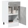 vidaXL Drawer Bottom Cabinet Lyon Concrete Grey 40x46x81.5 cm Engineered Wood