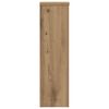 vidaXL Plant Stand 2pcs Artisan Oak 17x17x60 cm Engineered Wood