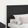 vidaXL Headboard Black Oak 75 cm Engineered wood