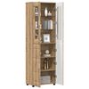 vidaXL Highboard FLORIN Artisan Oak 60 x 35 x 182 cm Engineered Wood