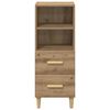 vidaXL Sideboard Artisan oak 34 x 34.5 x 90 cm Engineered wood