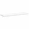 vidaXL Floating Wall Shelves 2 pcs White 80x23.5x3.8 cm MDF