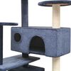 vidaXL Cat Tree with Sisal Scratching Posts 125 cm Dark Blue