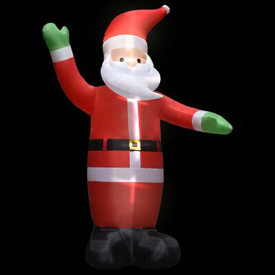 vidaXL Inflatable Santa Claus with LEDs Christmas Decoration IP44 3 m