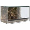 vidaXL Reptile and Amphibian Habitats White 50 x 30 x 30 cm Glass