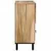vidaXL Side Cabinet 80x33x75 cm Solid Wood Mango