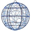 vidaXL Christmas Finial Light 300 LEDs Blue Diameter 30 x 32 cm