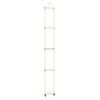 vidaXL Kid's Rope Ladder Solid Wood and PE 30x168 cm