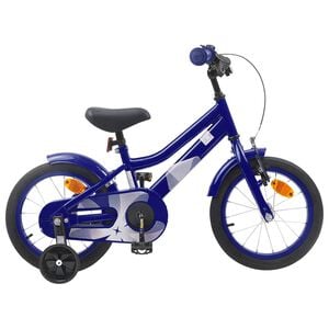 vidaXL Kids Bike 12 Inches for 2-4 Years Old Dark Blue