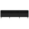 vidaXL TV Cabinet Black Oak 150 x 30 x 44.5 cm Engineered Wood
