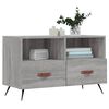 vidaXL TV Cabinet Grey Sonoma 80x36x50 cm Engineered Wood