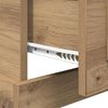 vidaXL Bedside Cabinet Artisan oak 50 x 50 x 60 cm Engineered wood