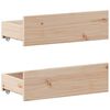 vidaXL Bed Frame without Mattress with Headboard 180x200 cm Super King Solid Wood Pine