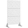 vidaXL Privacy Screen 100 x 50 x 180 cm Stainless Steel Silver