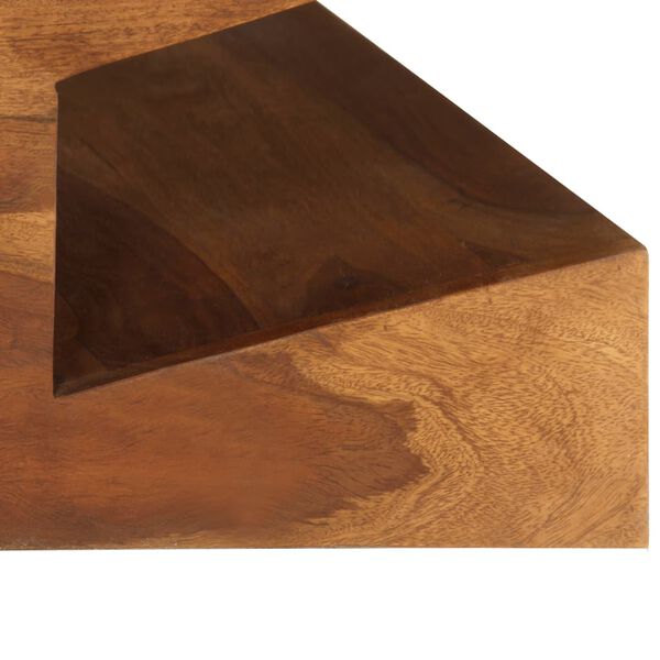 vidaXL Coffee Table Solid Acacia Wood 90x60x30 cm