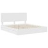 vidaXL Storage Bed with Headboard White 180 x 200 cm Engineered Wood