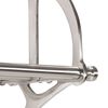 vidaXL Luggage Rack with Coat Hangers Wall Mounted Aluminium