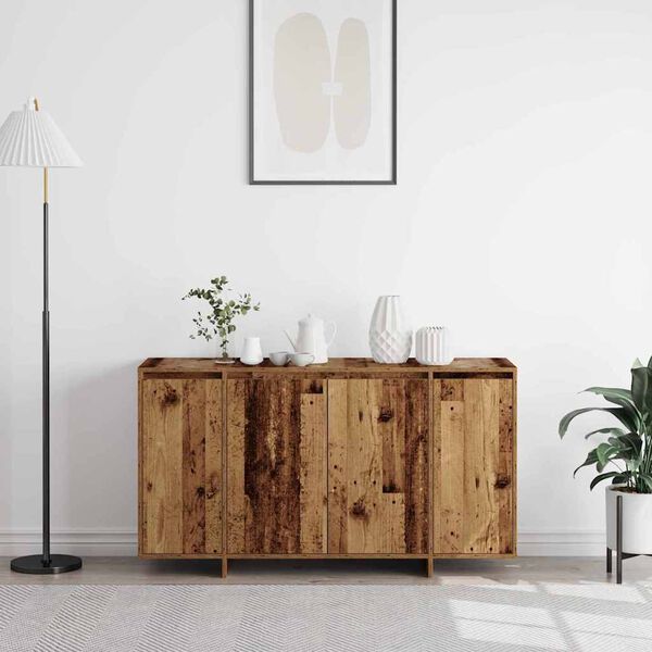 vidaXL Sideboard Old Wood 135 x 41 x 75 cm Engineered Wood