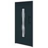 vidaXL Front Door Anthracite 98x200 cm PVC