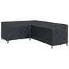 vidaXL Furniture Cover Black 250 x 180 x 80 cm 210D Oxford Fbric