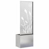 vidaXL Garden Privacy Screen Sliver 50 x 140 cm Stainless steel