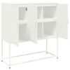 vidaXL Highboard White 100.5x39x107 cm Steel