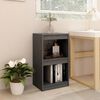 vidaXL Book Cabinet Grey 40x30x71.5 cm Solid Pinewood
