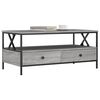 vidaXL Coffee Table Grey Sonoma 100x51x45 cm Engineered Wood