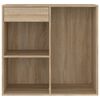 vidaXL Cosmetic Cabinet Sonoma Oak 80x40x75 cm Engineered Wood