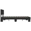 vidaXL Bed Frame without Mattress Black 140x200 cm