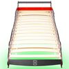 vidaXL Children's LED Race Car Bed 90x200 cm Red