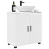 vidaXL Bathroom Cabinet with Storage High Gloss White 61 x 35 x 64 cm