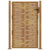 vidaXL Garden Gate 100x150 cm Corten Steel Square Design