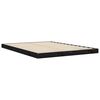 vidaXL Bed Frame without Mattress Black 135x190 cm Double Solid Wood Pine