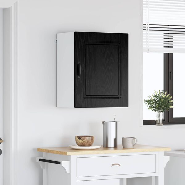 vidaXL Kitchen Cabinet with Storage Kalmar Black Oak 50 x 31 x 60 cm