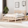 vidaXL Bed Frame without Mattress Solid Wood 140x200 cm