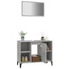vidaXL 2 Piece Bathroom Furniture Set Concrete Grey Engineered Wood