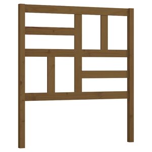 vidaXL Bed Headboard Honey Brown 81x4x104 cm Solid Wood Pine