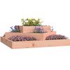 vidaXL Planter 83x83x27 cm Solid Wood Douglas