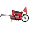 vidaXL Bike Trailer One-wheel with Storage Bag