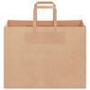 vidaXL Paper Bags 50 pcs with Handles Brown 32x17x25 cm