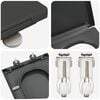 vidaXL Toilet Seat Anthracite 47.5 x 35 x 3.6 cm Duroplast