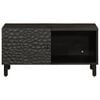 vidaXL Coffee Table Black 80x50x40 cm Solid Wood Mango