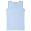 Kids' Tank Top Soft Blue Melange 92