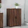 vidaXL Bathroom Cabinet with Storage Brown Oak 60 x 35 x 80 cm
