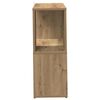 vidaXL Book Cabinet Artisan Oak 60x24x63 cm Engineered Wood