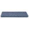 vidaXL Stair Mats Self-adhesive Sisal-Look 30 pcs 65x21x4 cm Blue